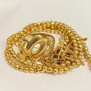 K18　18金　ネックレス　リング